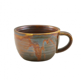 Terra Porcelain Rustic Copper Coffee Cups 10oz / 28.5cl 