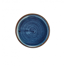 Terra Porcelain Aqua Blue Low Presentation Plate 14cm