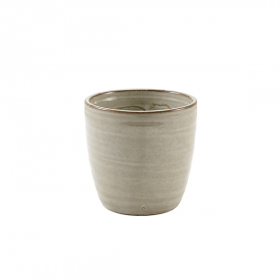 Terra Porcelain Smoke Grey Chip Cup 10.5oz / 30cl