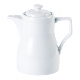 Porcelite White Traditional Style Coffee Pot 11oz / 31cl 