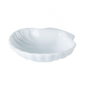 Porcelite White Mini Shell Dish 3inch / 7.5cm