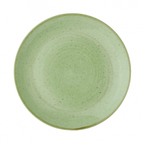 Churchill Stonecast Sage Green Coupe Plate 10.25inch / 26cm