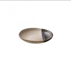 Playground Spot On Black Flat Coupe Plate 15cm