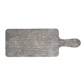 Churchill Alchemy Buffet Melamine Handled Paddle Board Distressed Wood 26.6 x 14cm