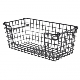 Genware Black Wire Open Sided Display Basket GN1/3