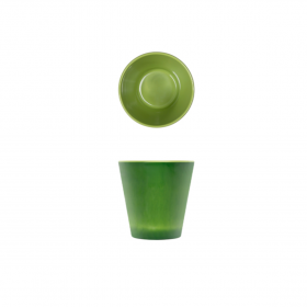 Light Green Glazed Casablanca Melamine Pot  9.5cm 