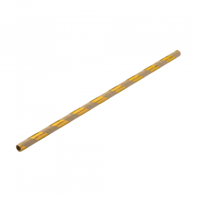 Paper Gold and Craft Stripe Straws 8Inch 
