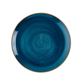 Churchill Stonecast Java Blue Coupe Plate 11.25inch / 28.8cm