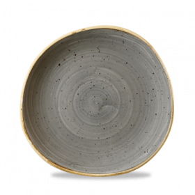 Churchill Stonecast Peppercorn Grey Organic Round Plate 18.6cm