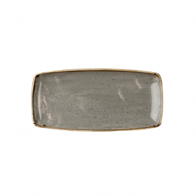 Churchill Stonecast Peppercorn Grey Oblong Plate 29.5 x 15cm