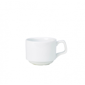Genware Porcelain Stacking Cup 20cl / 7oz   