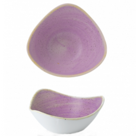 Churchill Stonecast Lavender Triangle Bowl 15.3cm