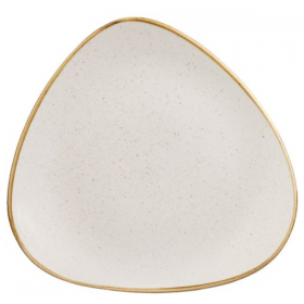 Churchill Stonecast Barley White Triangle Plate 31.1cm