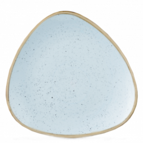 Churchill Stonecast Duck Egg Blue Triangle Plate 22.9cm