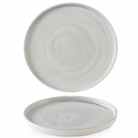 Churchill Stonecast Canvas Grey Chefs Walled Plate 27.5cm 