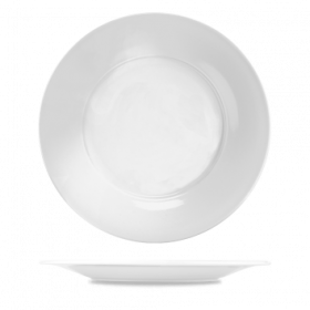 Churchill Art de Cuisine Menu Porcelain Broad Rim Dinner Plate 30.5cm 