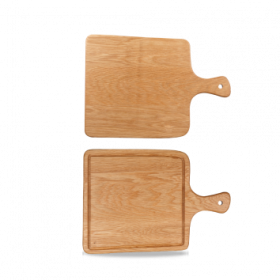 Art de Cuisine Rustic Oak Square Handled Board 