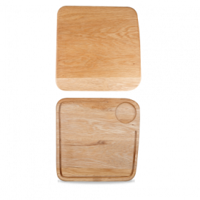 Art de Cuisine Rustic Oak Large Square Board 