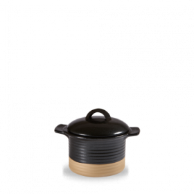 Art de Cuisine Igneous Black Cocotte and Lid 15.9 x 7cm 