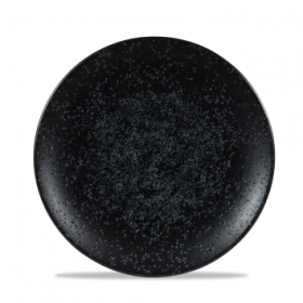 Churchill Art de Cuisine Caldera Ash Black Coupe Plate 20.5cm 