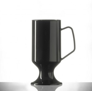 Elite Polycarbonate Coffee Cups Black 8oz / 227ml