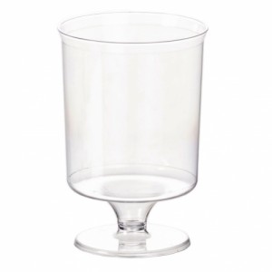 Disposable Plastic Wine Glasses 8oz LCE at 200ml