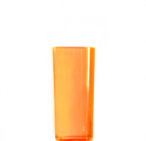 Econ Reusable Polystyrene HiBall Tumblers Neon Orange CE 10oz / 284ml