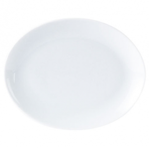 Porcelite White Oval Plate 8.25inch / 21cm