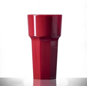 Elite Remedy Polycarbonate Tall Tumblers Red 12oz / 340ml 
