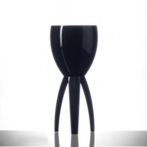 Elite Tristem Polycarbonate Wine Glasses Black 11oz / 312ml