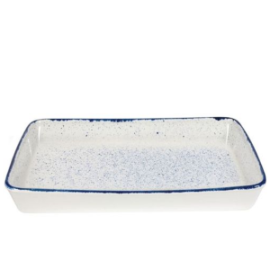 Churchill Stonecast Hints Indigo Blue Rectangular Baking Dish 53 x 32.5cm