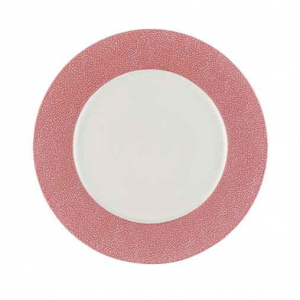 Bauscher Purity Pearls Pink Rimmed Plate 32cm