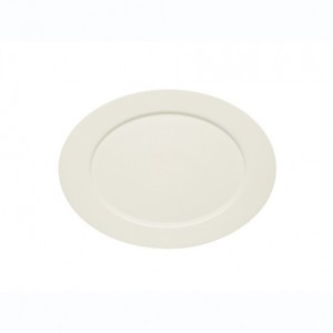 Bauscher Purity White Oval Platter with Rim 38cm 