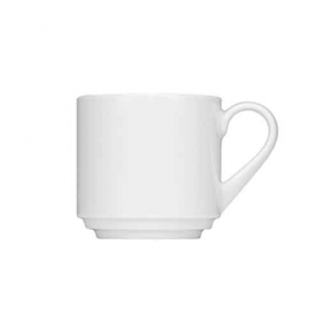 Bauscher Purity White Stackable Cups 3.25oz / 9cl