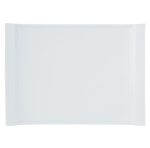 Porcelite White Handled Rectangular Platter 14 x 6inch / 36 x 15.5cm