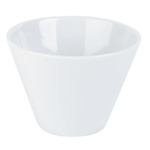 Porcelite White Conic Bowl 2.75 x 2.25inch / 7 x 5.5cm 3.5oz / 10cl