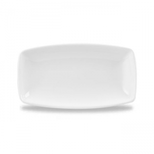 Churchill X Squared Oblong Plate White 19.5 x 10.3cm