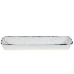 Churchill Stonecast Hints Indigo Blue Rectangular Baking Dish 53 x 16cm