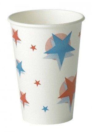 Star Design Paper Cups 7oz / 180ml