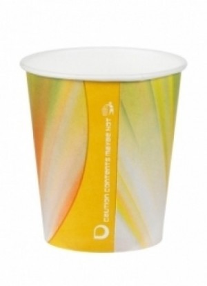 Squat Prism Paper Vending Cups 7oz / 210ml