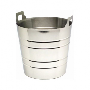 Stainless Steel Wine Bucket with Integral Handles 