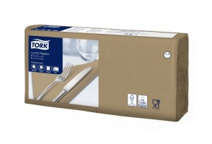 Tork 4 Fold Soft Biscuit Lunch Napkin 33cm 3ply 