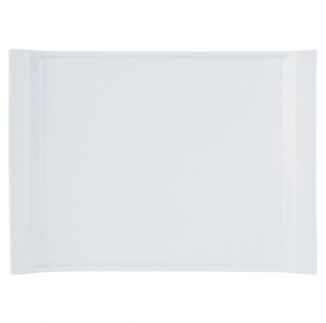 Porcelite White Handled Rectangular Platter 14 x 10inch / 36 x 25.5cm 