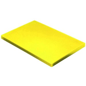 Colour Coded Chopping Board 1inch Yellow - Cooked Meat