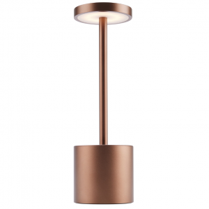 LED Cordless Tempo Brown Table Lamp 11.5inch / 29cm