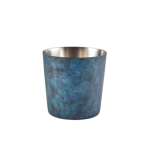Genware Patina Blue Serving Cup 8.5cm 