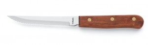 Amefa 3 Rivet Brown Handle Steak Knife