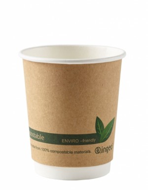 Compostable Kraft Double Wall Paper Cups 8oz / 227ml