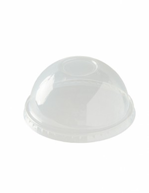 Compostable PLA Smoothie Cup Domed Lid 9oz - 20oz 