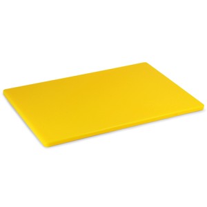 Colour Coded Chopping Board 1/2inch Yellow - Cooked Meat